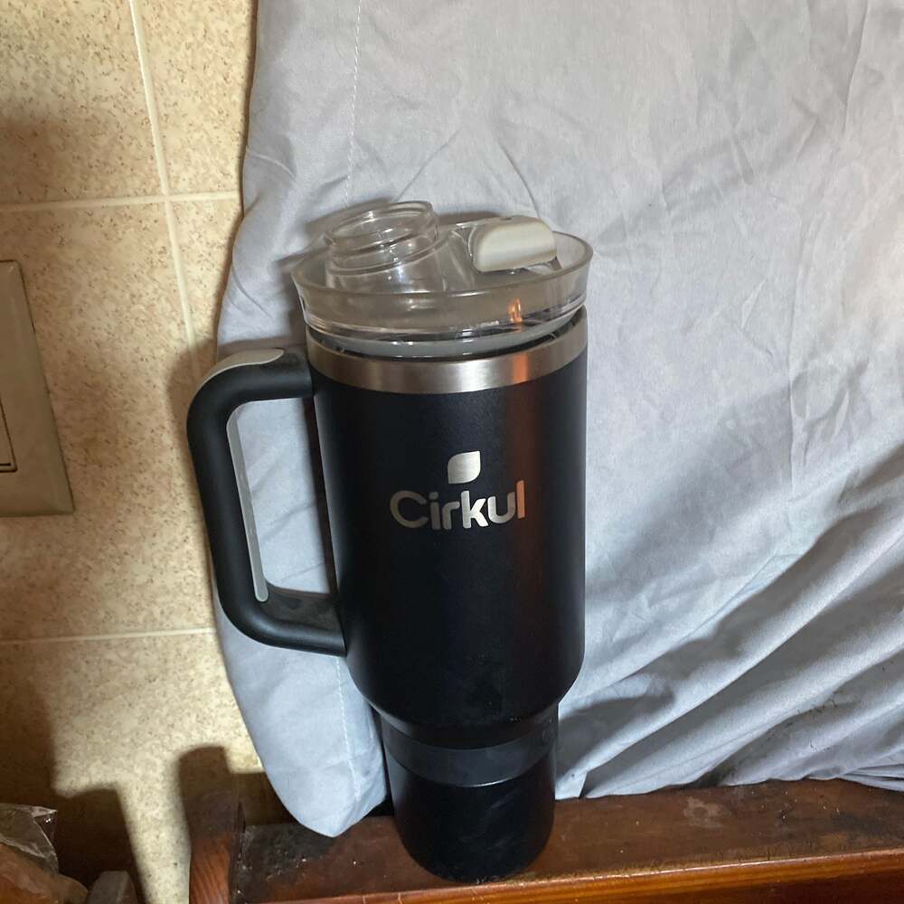 Cirkul Stainless Steel Tumbler, Carbonite Black